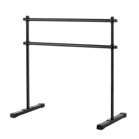 VEVOR Ballet Barre, 4 Ft Double Barre Bar for Home, Freestanding Portable Ballet Stretching Dance Bars