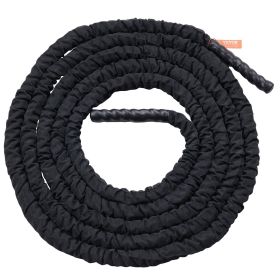 VEVOR Battle Rope, 1.5 Inch Diameter 40Ft Length Polyester Exercise Rope, Battle Exercise Equipment with Protective Sleeve & Anchor