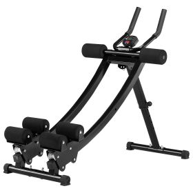 VEVOR AB Workout Machine, Dual-track Ab Workout Equipment at Home Gym, Core & Abdominal Trainers for Women
