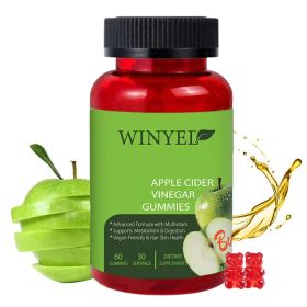Apple Cider Vinegar Gummies Formulated To Support Normal Energy Levels  Gut Health - Supports Digestion, Detox  Cleansing - ACV Gummies WVIT B12 (Option: 1 PCS)