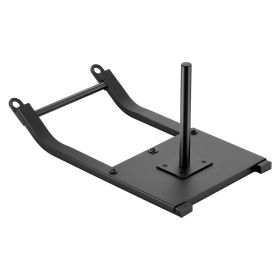 VEVOR Weight Sled, Steel Power Sled, Fitness Strength Training Sleds for Athletic Exercise Speed Improvement, Workout Fitness Equipment with Harn (Color: Black, Support Rod Size: 1&2 inches)